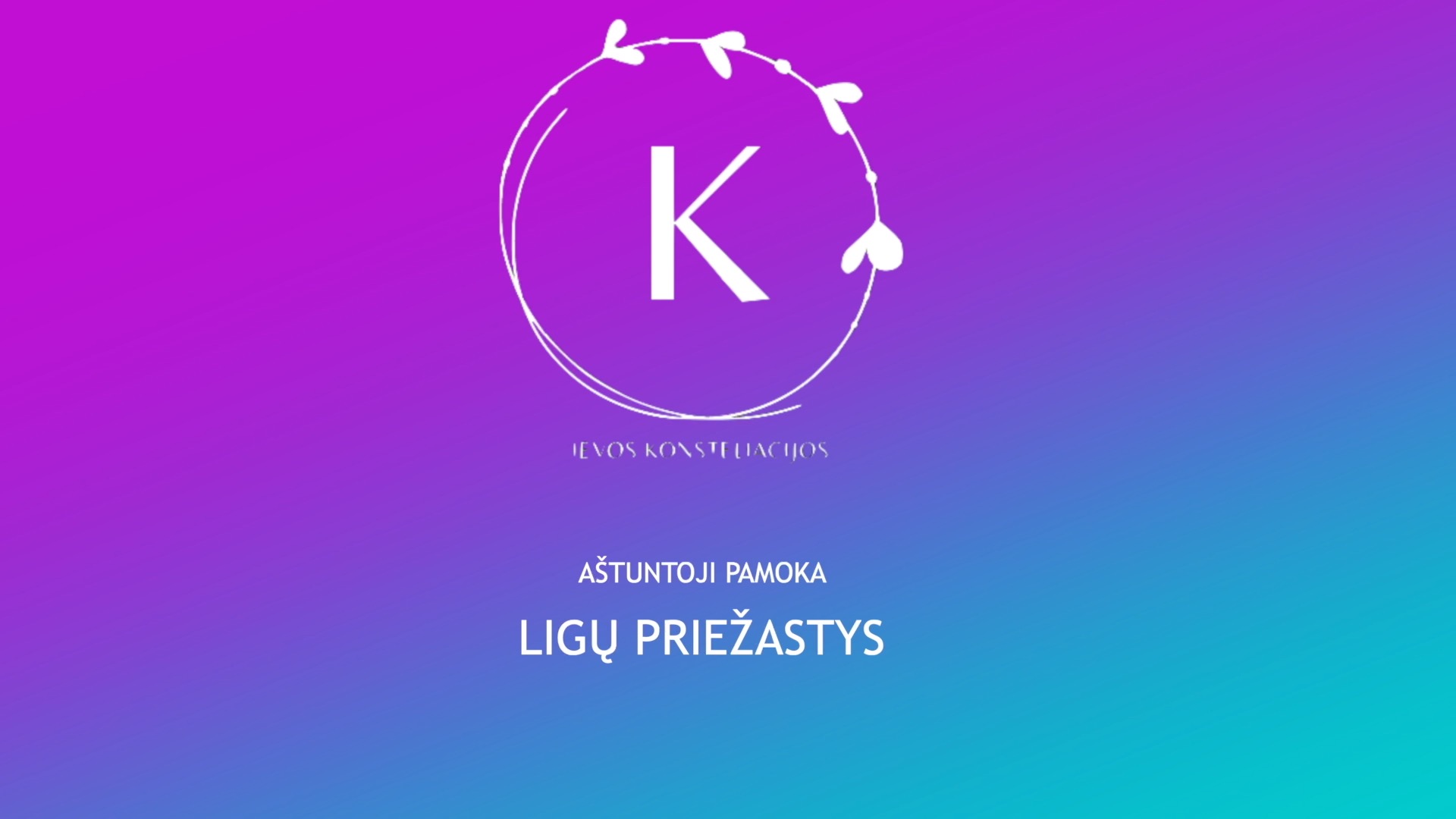 8. Ligų priežastys